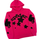 Sp5der Dark Pink Beluga Hoodie photo review