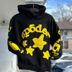 Sp5der Beluga Hoodie Onyx/Yellow photo review