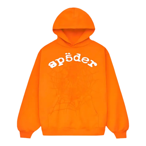 Sp5der Young Thug Orange hoodie