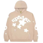 Sp5der Beluga Hoodie Beige