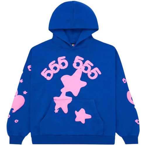 Sp5der Beluga Hoodie Blue