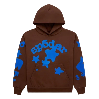 Sp5der Beluga Hoodie Brown