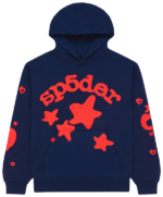 Sp5der Beluga Hoodie Navy