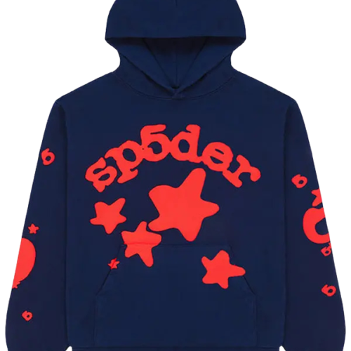 Sp5der Beluga Hoodie Navy