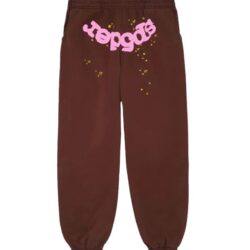 Sp5der Sweatpants Brown