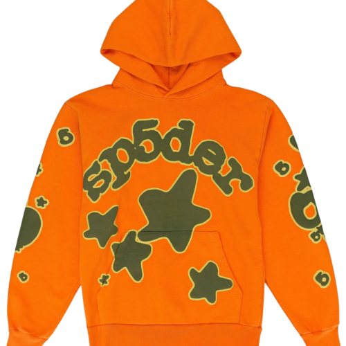 Sp5der Beluga Hoodie Orange