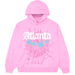 Sp5der Atlanta Hoodie Pink