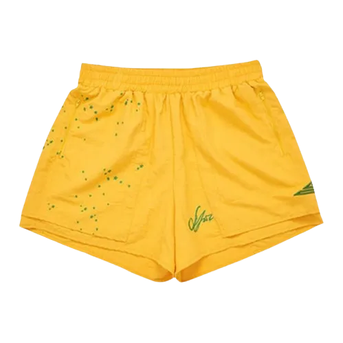 Sp5der Double Layer Shorts Yellow