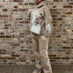 Sp5der Sweatpants Sand photo review