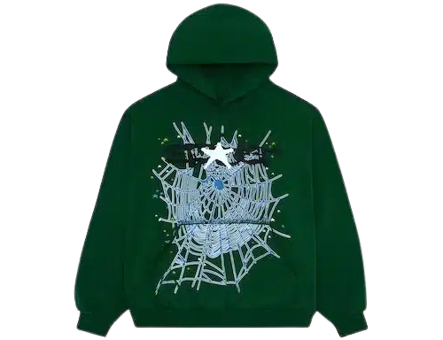 Sp5der Web Hoodie Hunter Green