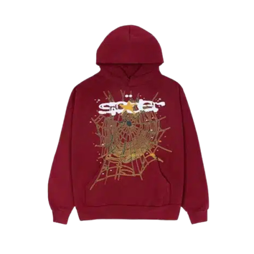 Maroon Sp5der Hoodie
