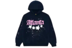 Sp5der Atlanta Navy Hoodie