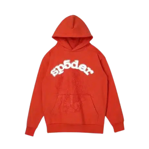 Orange Sp5der Hoodie