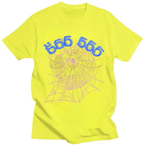 Sp5der 555555 Angel Number Shirt Yellow