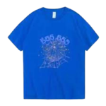 Sp5der 555 Angel Number T-Shirt Blue