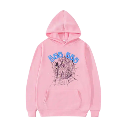 Sp5der 555 Pink Hoodie