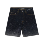 Sp5der Star Dust Denim Black Short