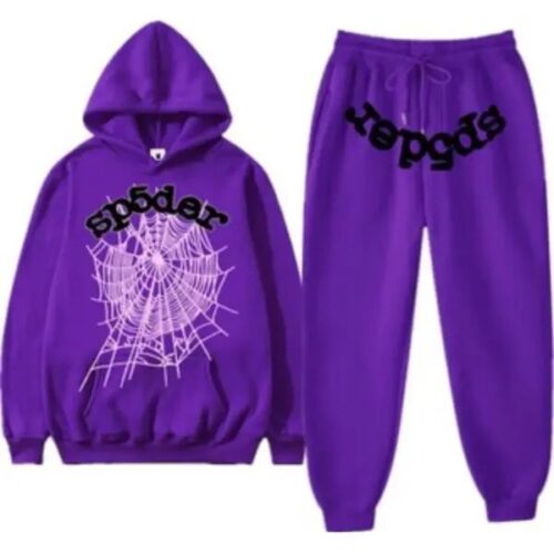 Sp5der OG Web Tracksuit Purple
