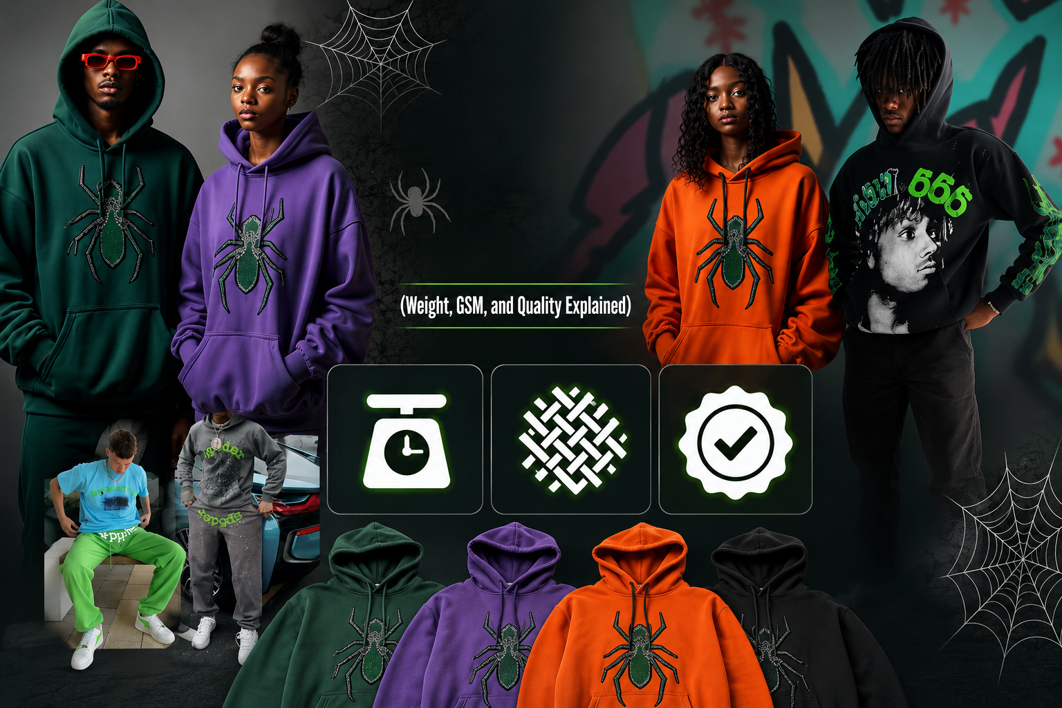 Sp5der hoddie